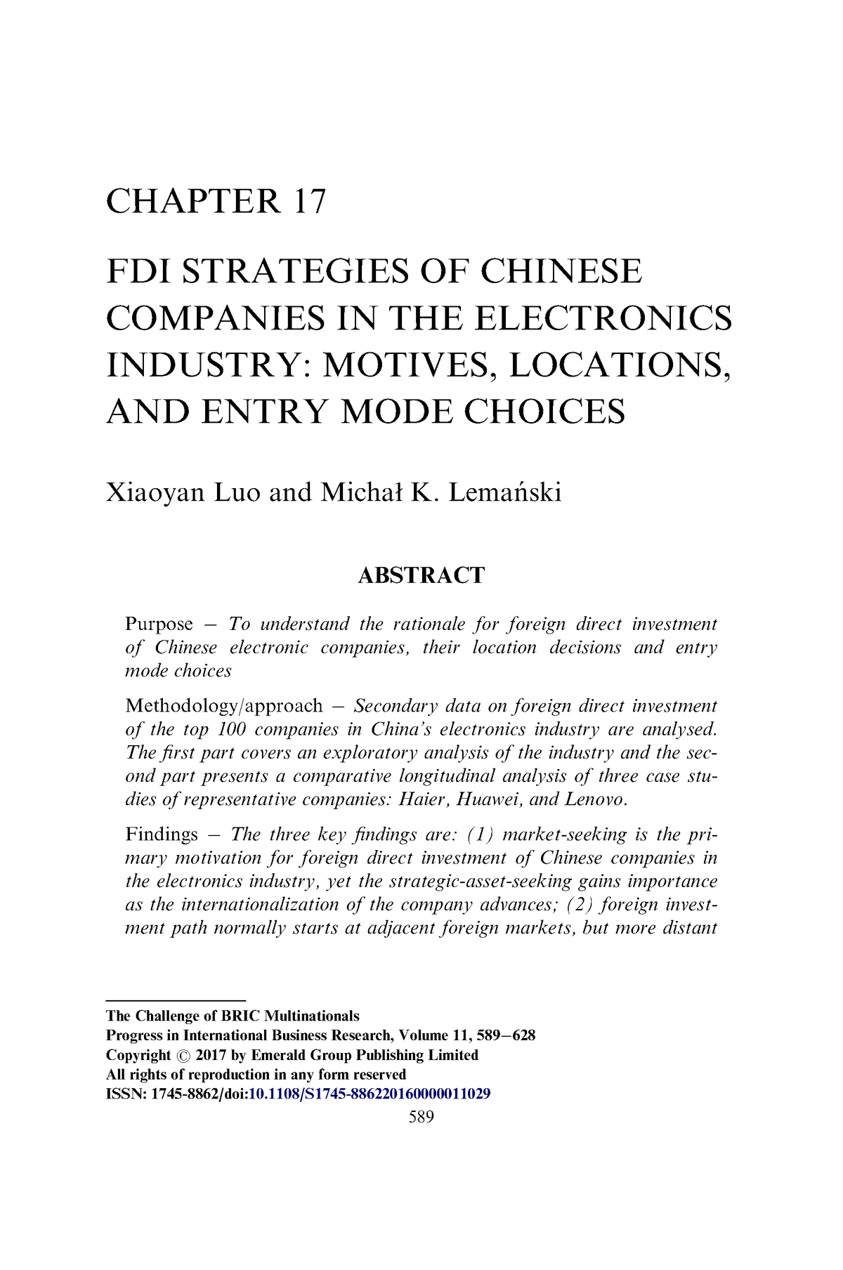 reading-fdi-strategies-of-chinese-companies-in-the-electronics