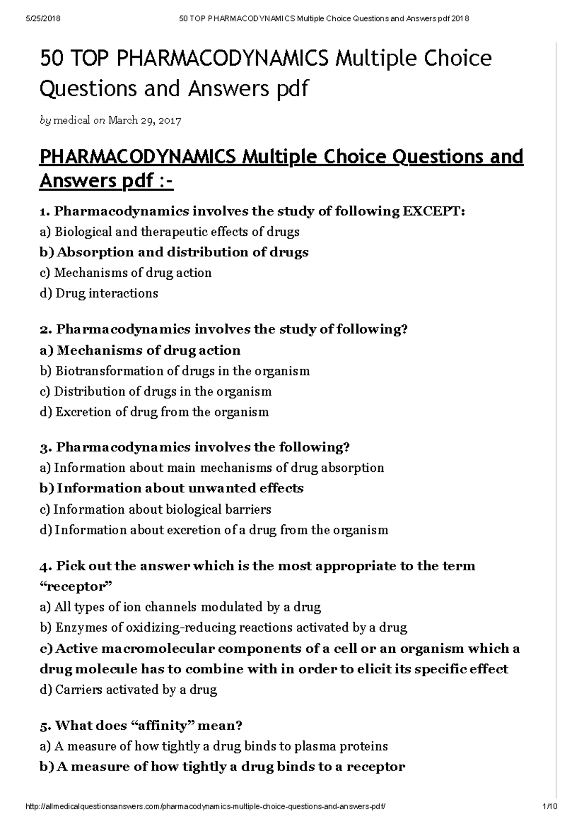 exam-12-2018-questions-and-answers-5-25-2018-50-top-pharmacodynamics