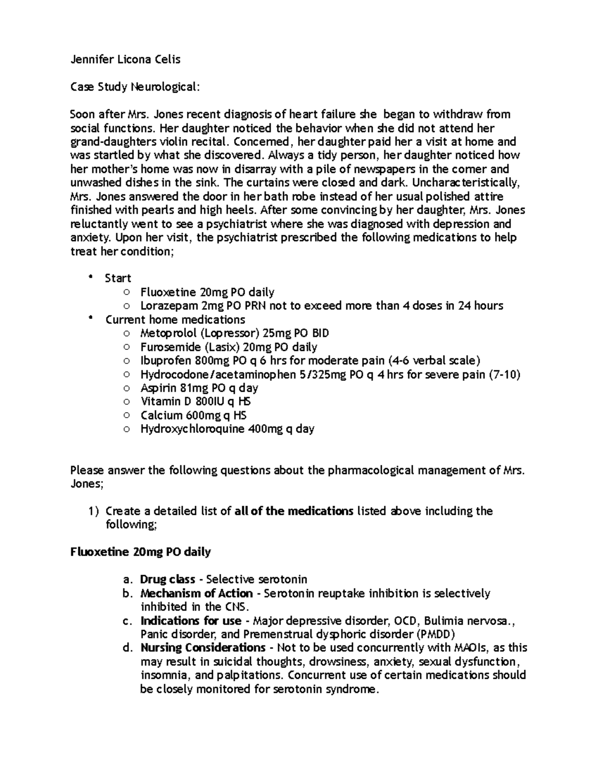 Case Study Neurological-final - Jennifer Licona Celis Case Study ...