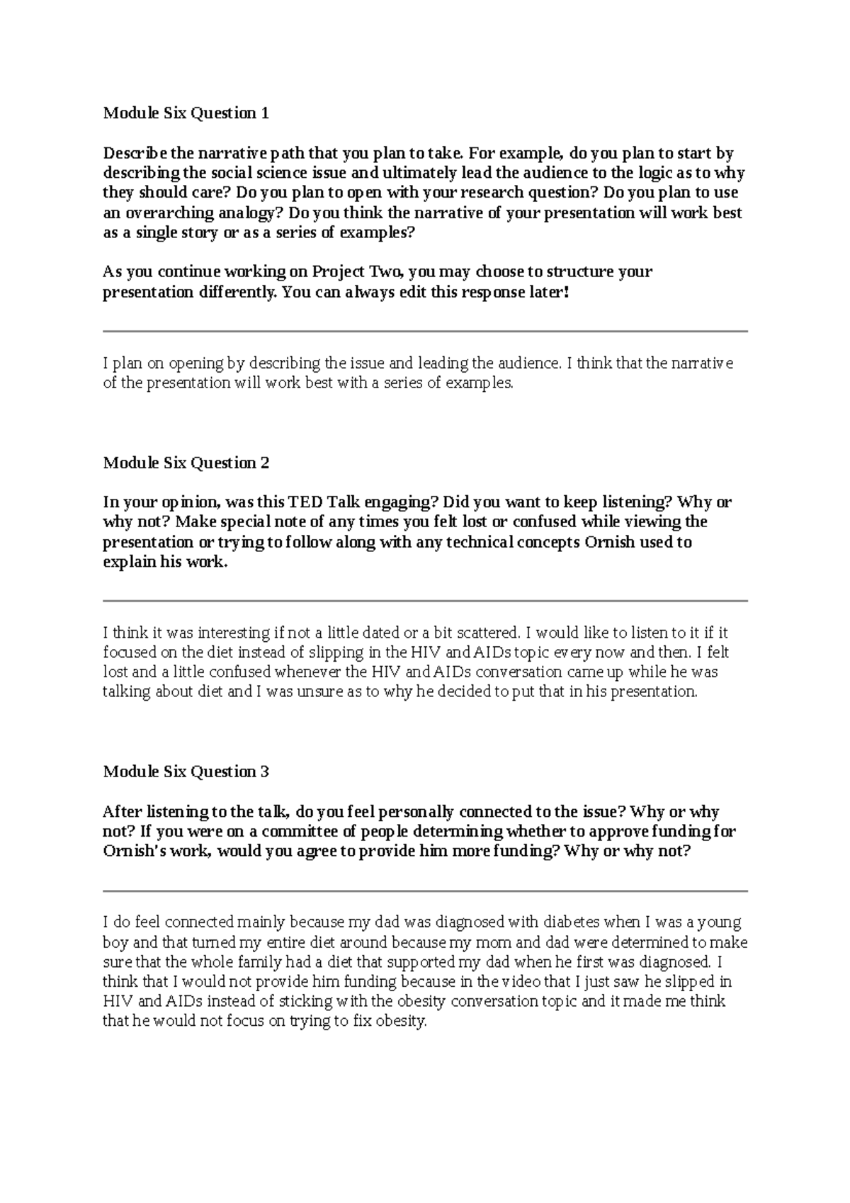 SCS 200 Applied Social Sciences MOD 6 - Module Six Question 1 Describe ...