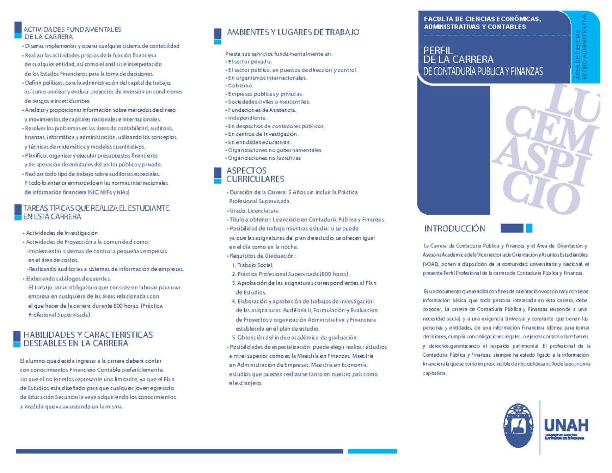 Licenciatura en Contaduria Publica y Finanzas
