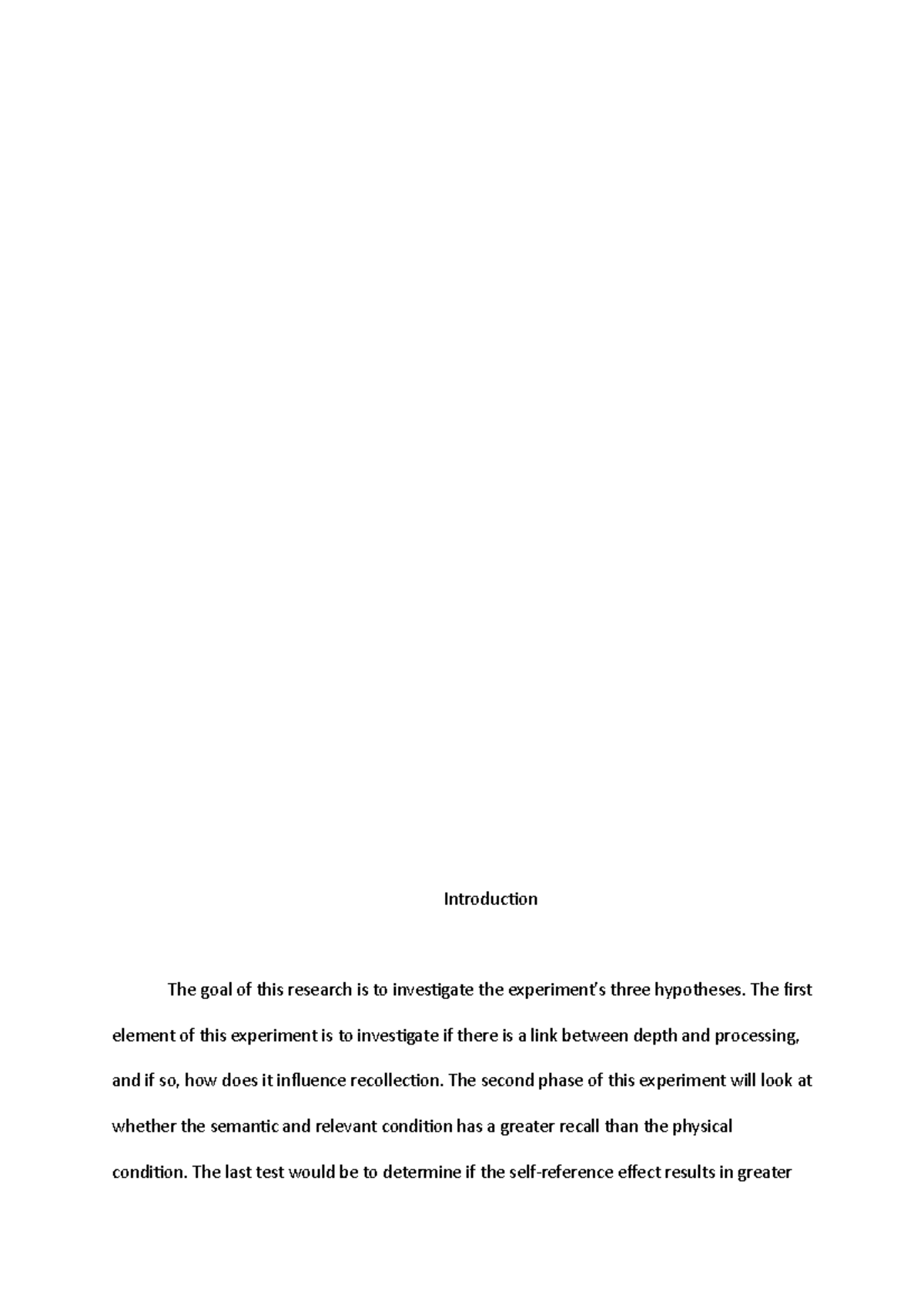 BSC201 Labreport 1 - Lab Report - Introduction The Goal Of This ...