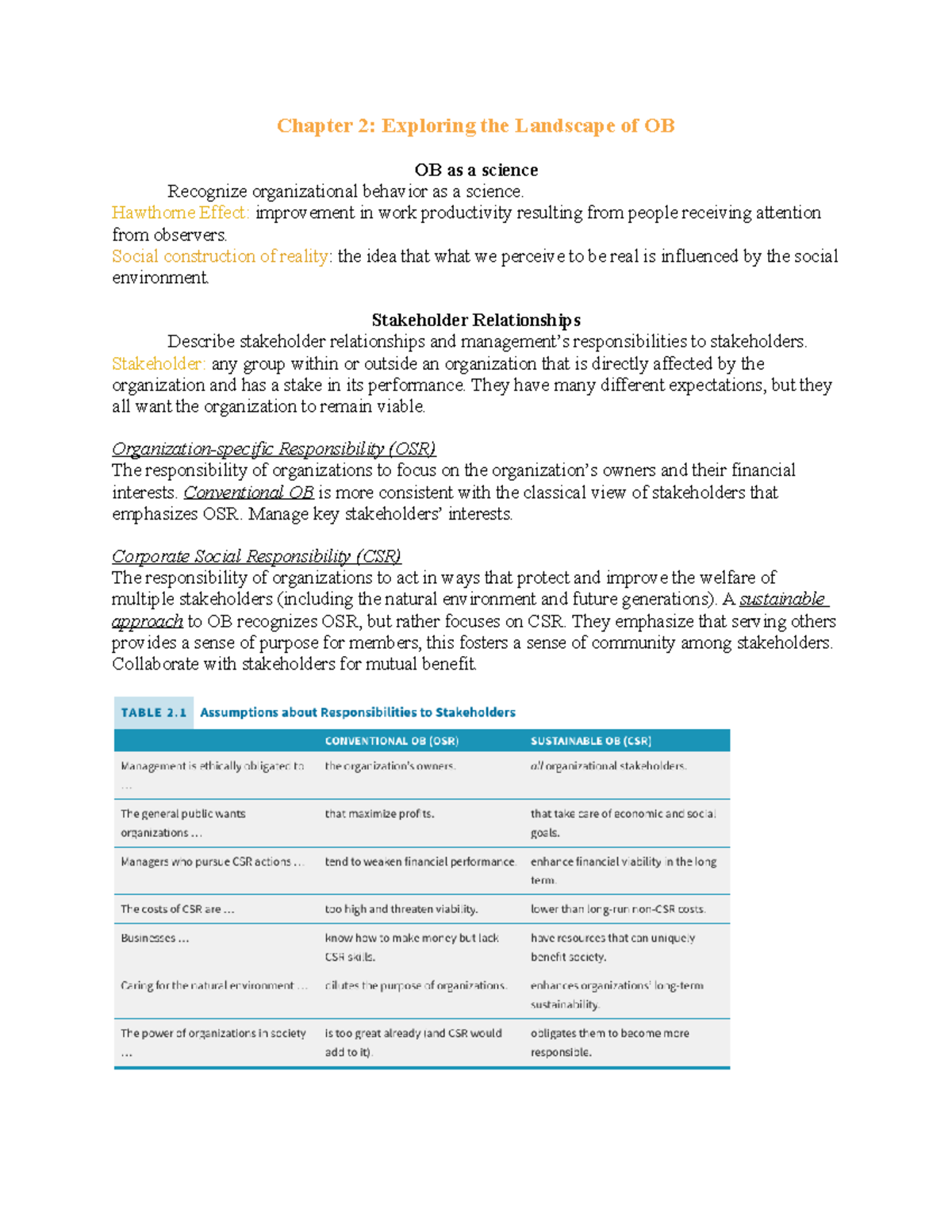 Chapter 2 - Lecture Notes 2 - Chapter 2: Exploring The Landscape Of OB ...