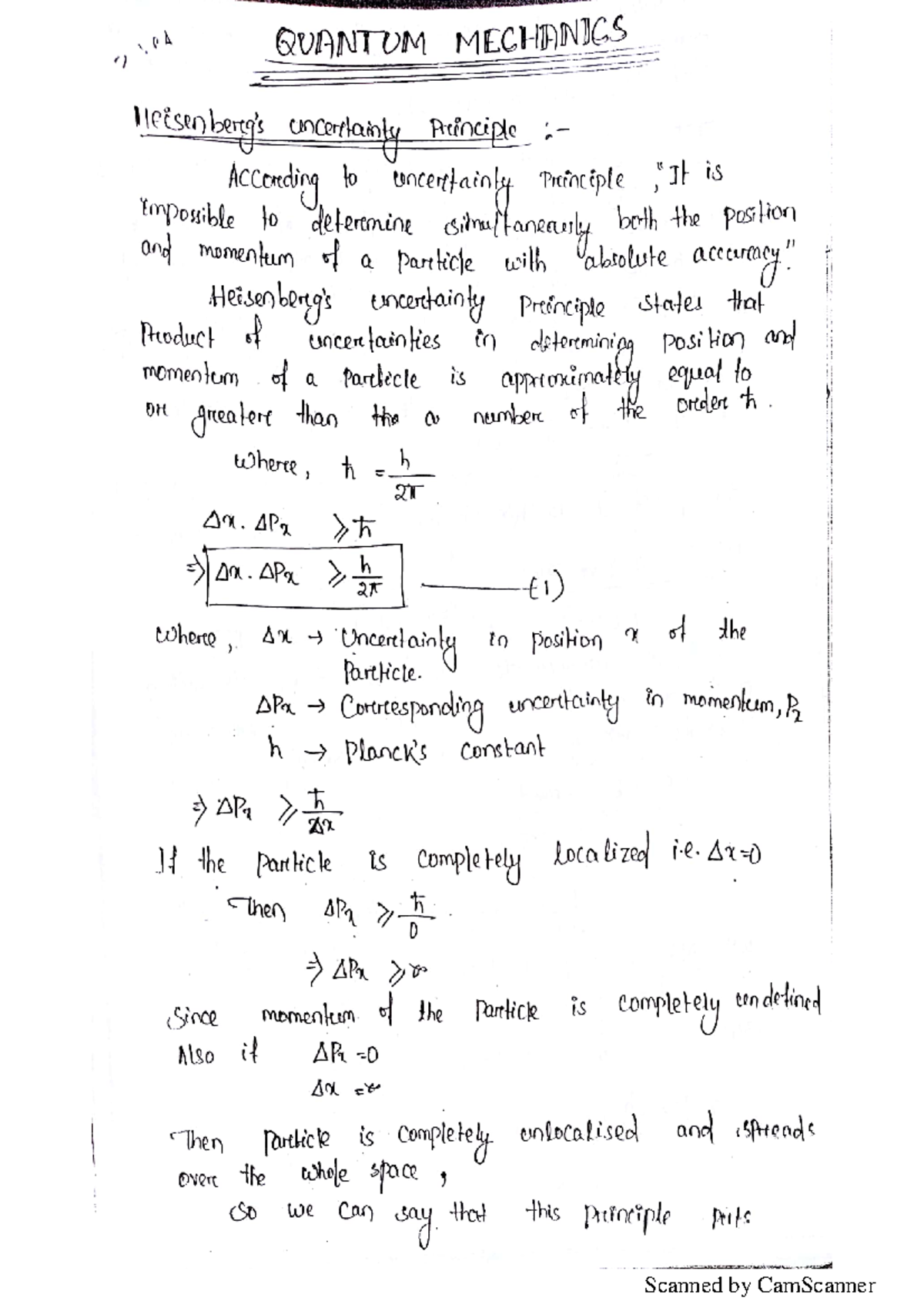 Quantum 1 - Advance condense matter physics - Studocu