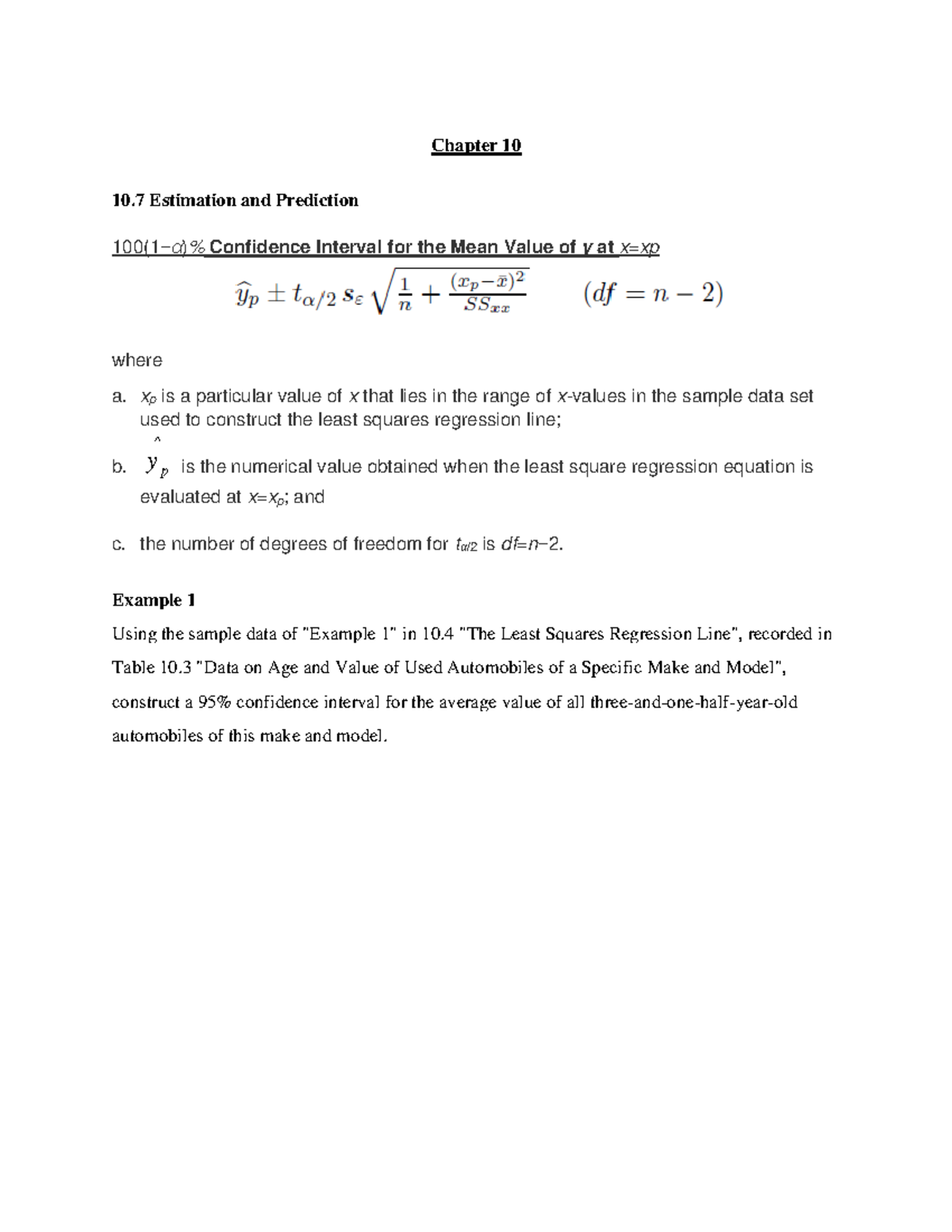 10-7-estimation-and-prediction-10-8-a-complete-example-new-chapter-10