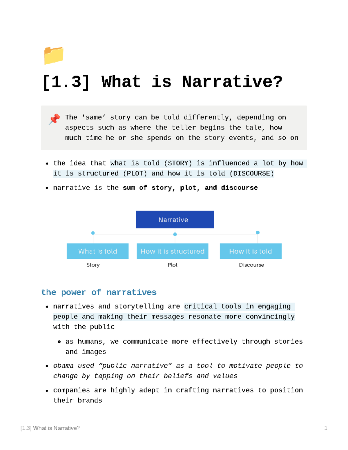 1 Module 1 What Is Narrative 1 What Is Narrative 1 1 What Is 