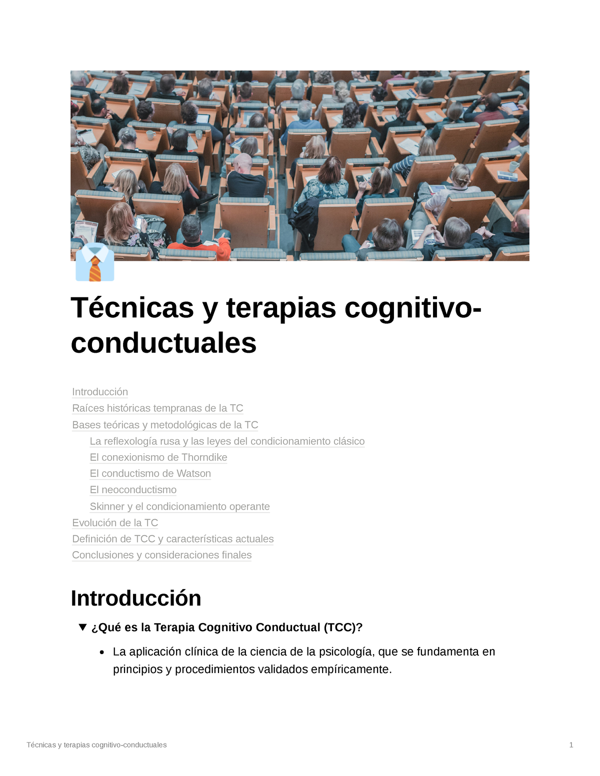 Técnicas Y Terapias Cognitivo-conductuales - 👔 Técnicas Y Terapias ...