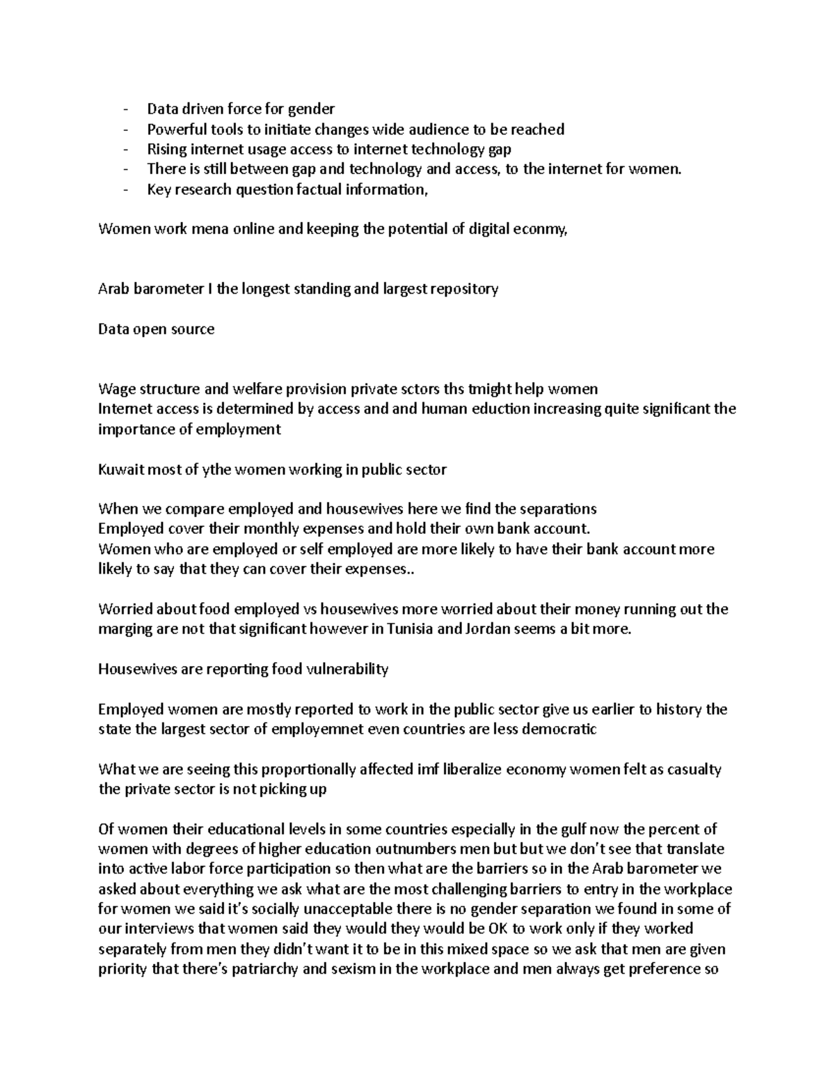 Data driven force for gender - Data driven force for gender Powerful ...