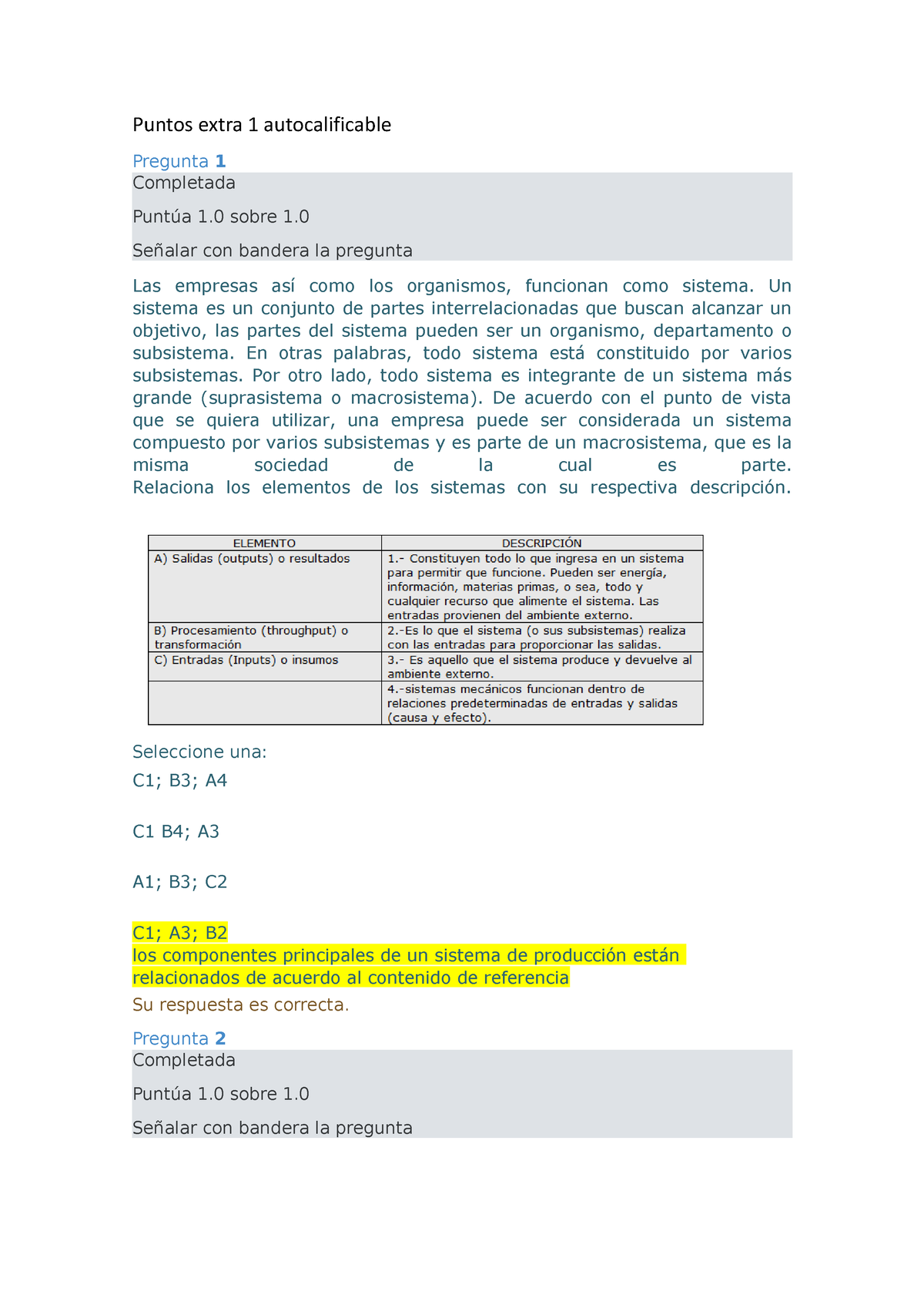 Puntos Extra 1 Autocalificable - Puntos Extra 1 Autocalificable ...