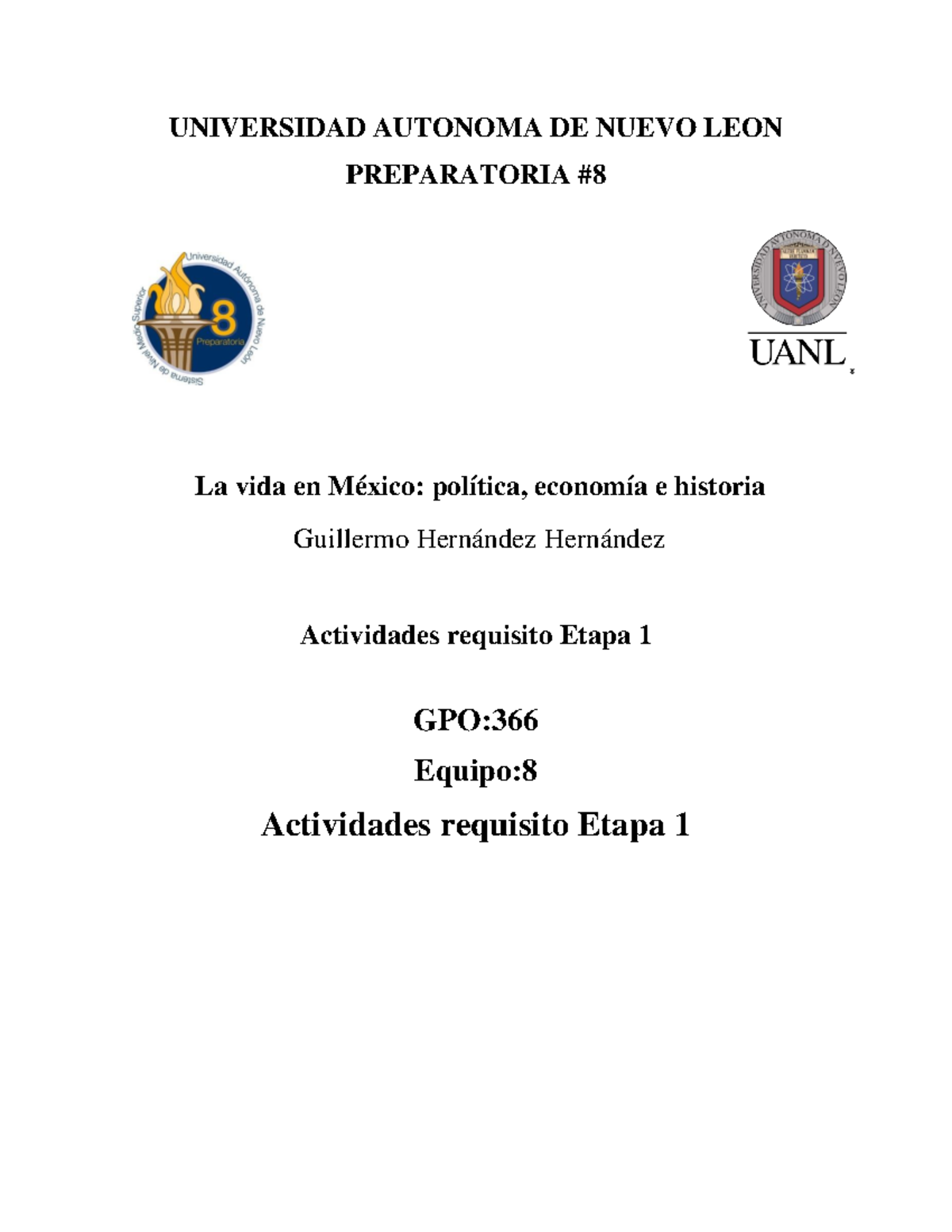 Equipo 8 ACTIVIDAD DE REQUISITO Etapa 2 LVM - UNIVERSIDAD AUTONOMA DE ...
