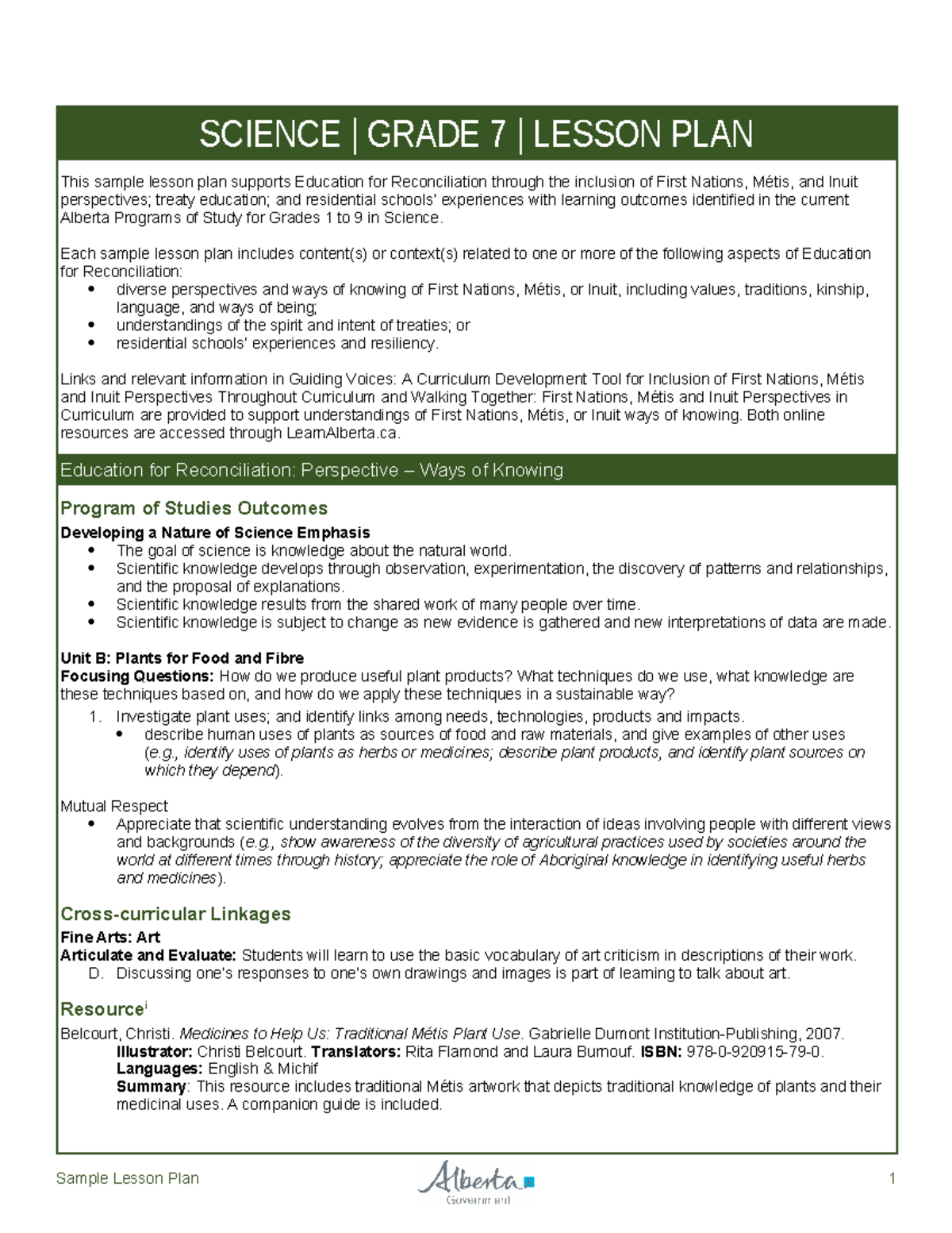 Slp science gr7 - SCIENCE | GRADE 7 | LESSON PLAN This sample lesson ...