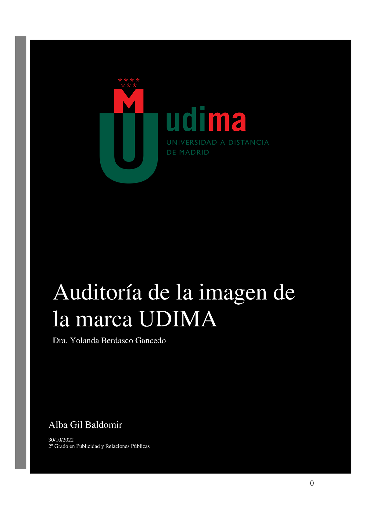 AEC1. Auditoría De La Imagen De La Marca Udima - Auditoría De La Imagen ...