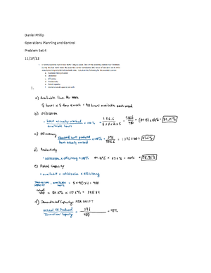 Handout of partial notes for the Simplex Method - IER 310 Operations ...