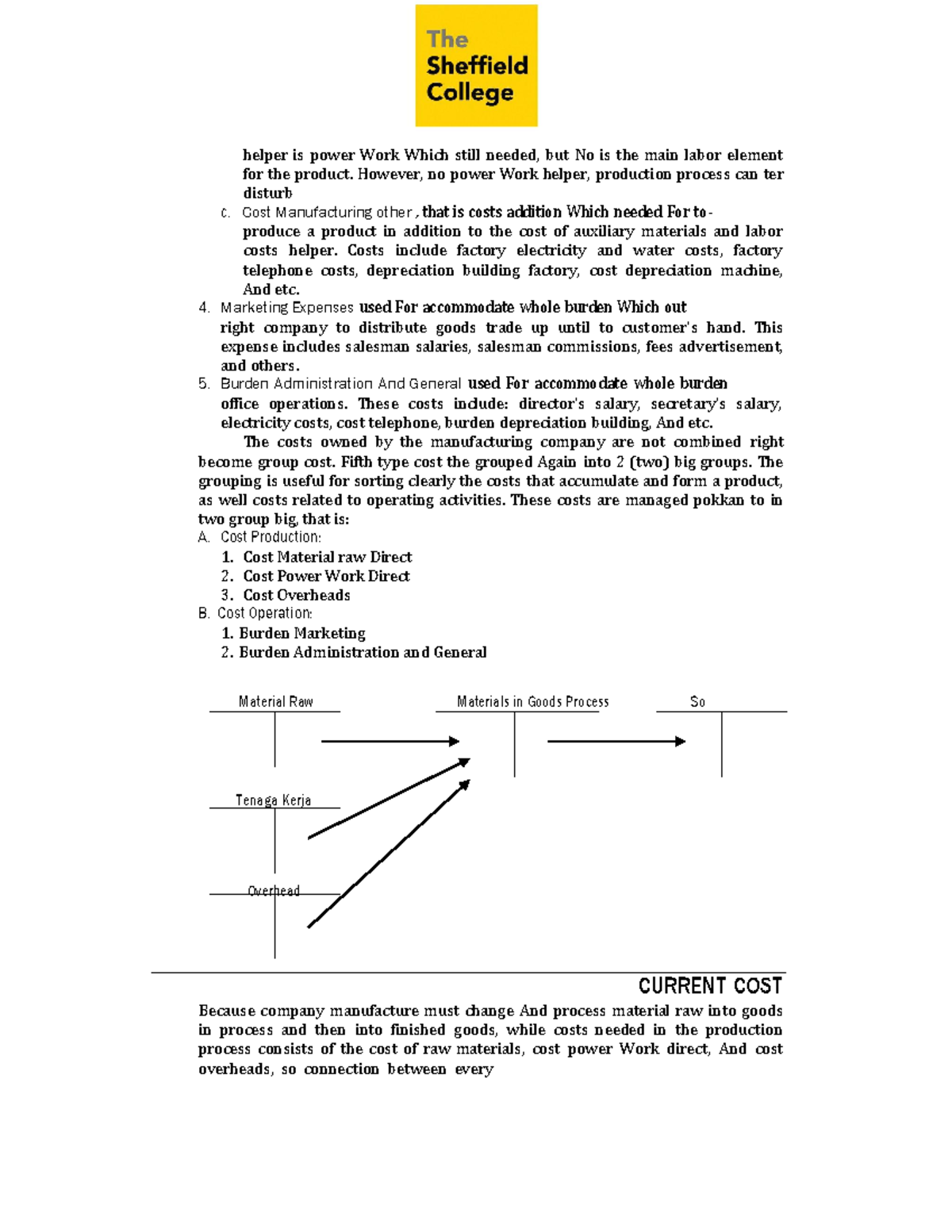 Student Notes In The Sheffield College- accounting-71 - Tenaga Kerja ...