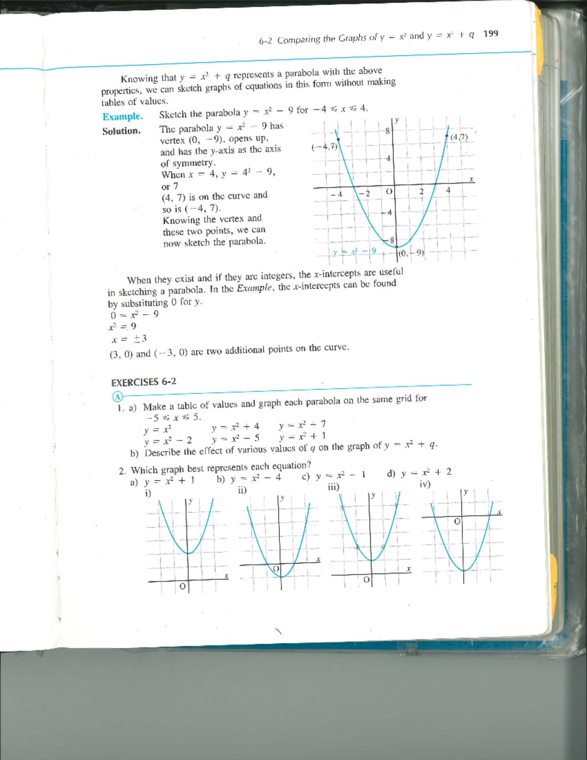 Section 6 2 to 6 6 HW - AP CALCULUS ASSIGMMETN - Comparing the Graphs ...