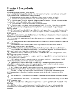 HD CH4 Study Guide - Computers - Chapter 4 Study Guide True/False ...