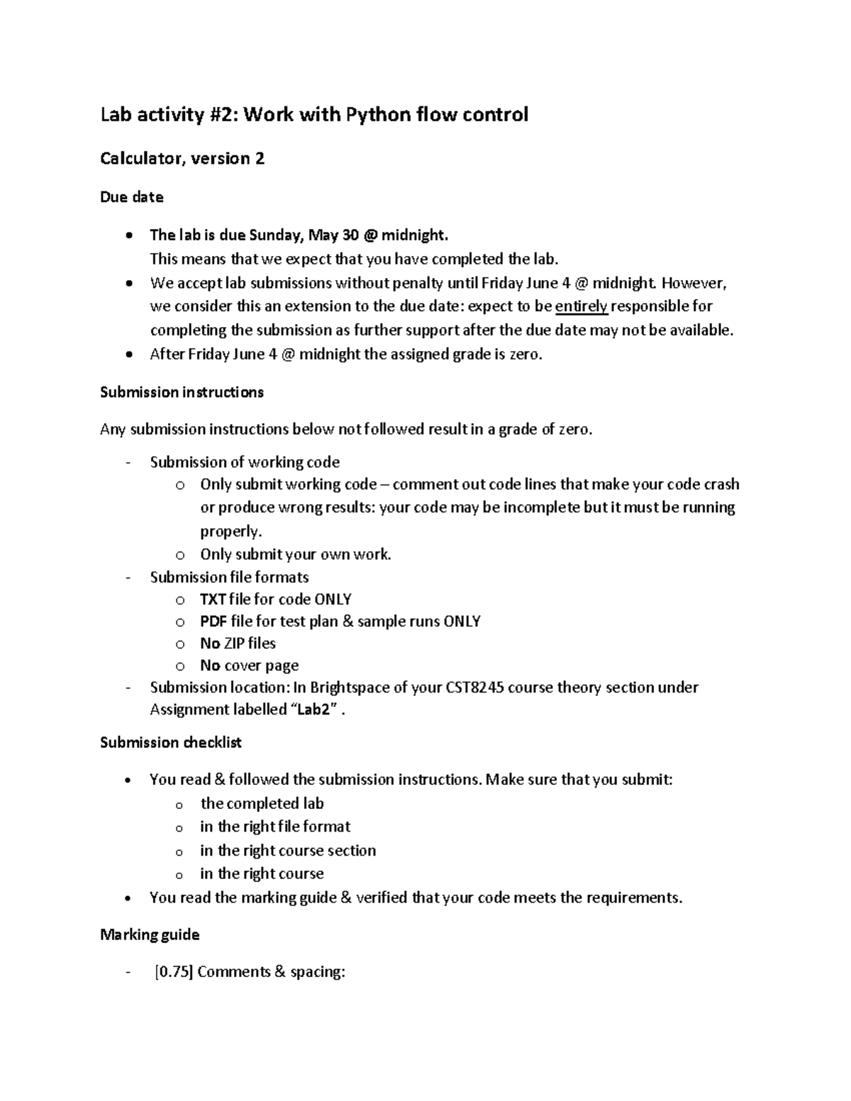 Py Lab S 21-Lab2 Submission Details - Lab activity #2: Work with Python ...