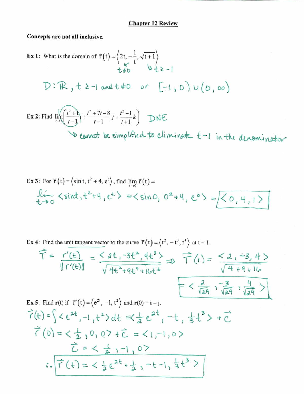 Unit 2 Review Key 2020 - MATH 316 - Studocu