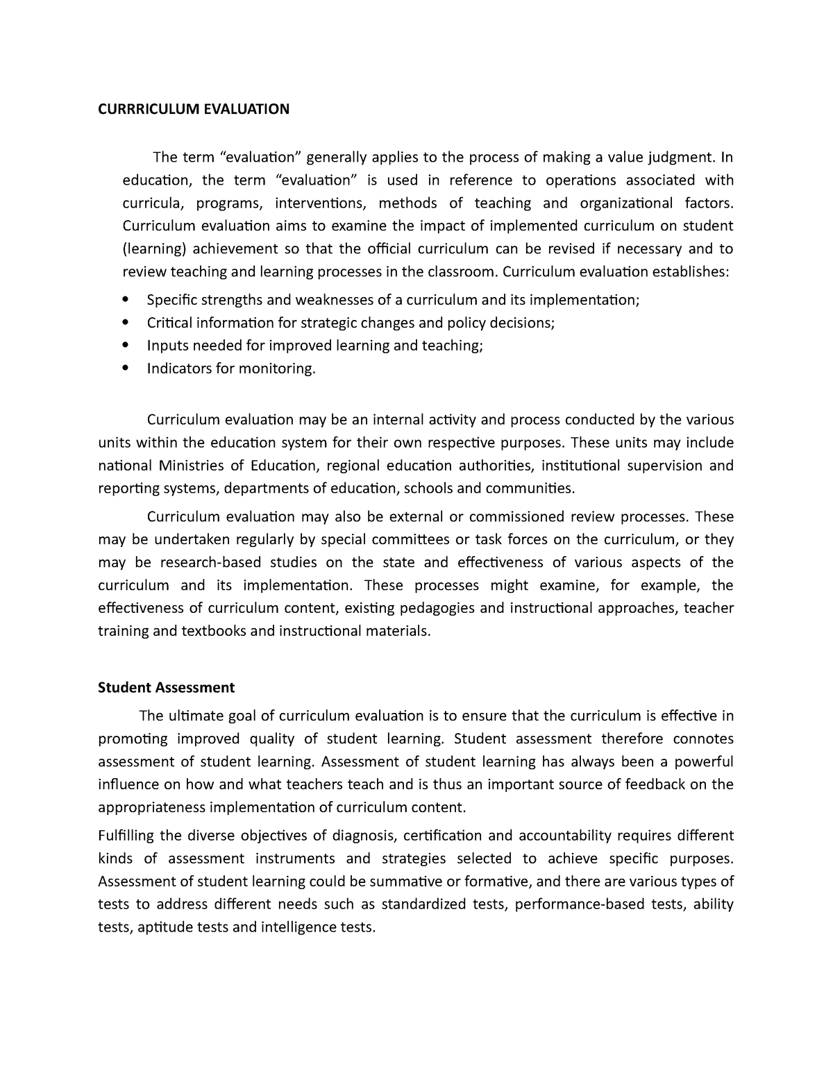 curriculum-evaluation-currriculum-evaluation-the-term-evaluation