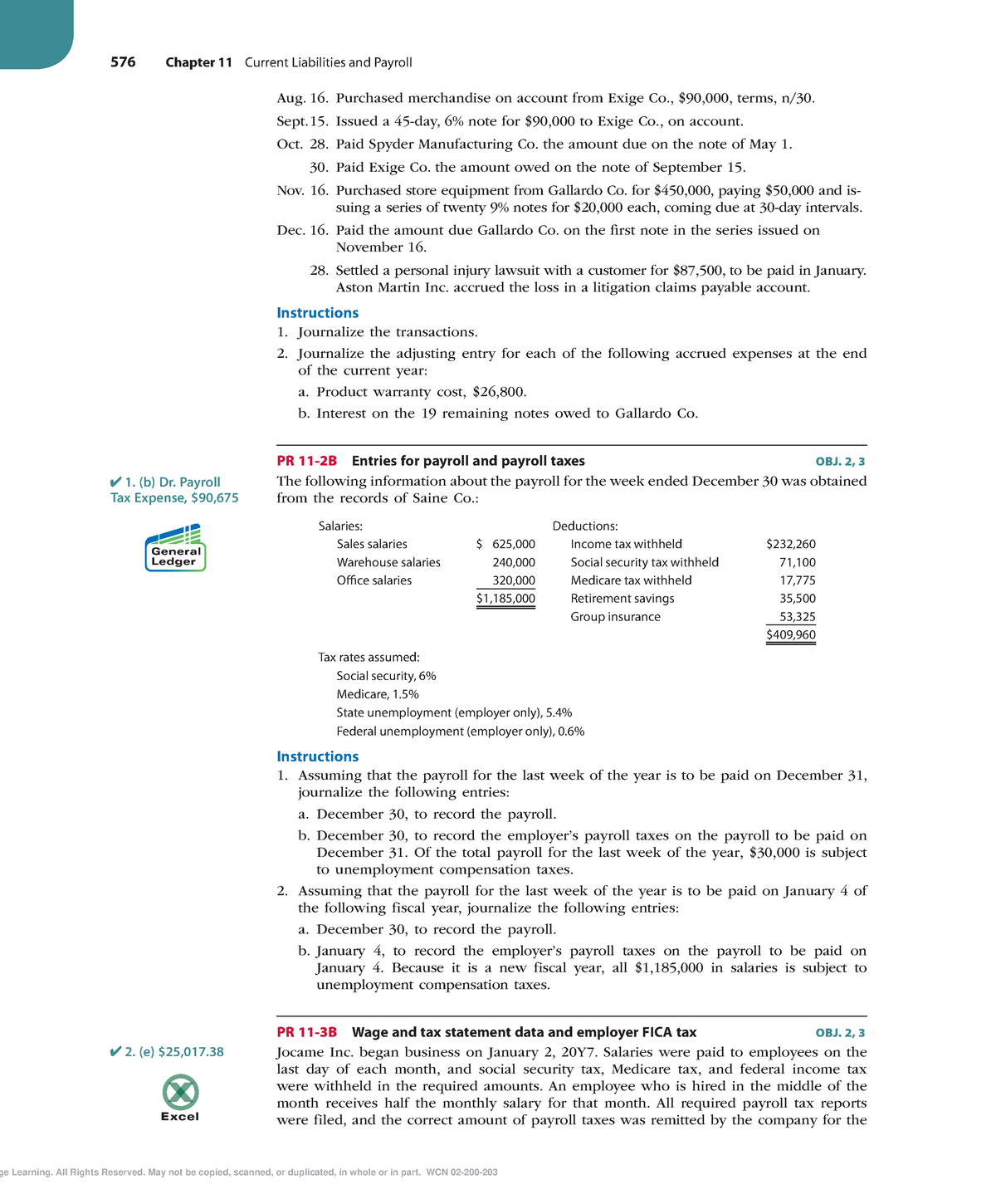 Zlib - Accounting Information System - 576 Chapter 11 Current ...