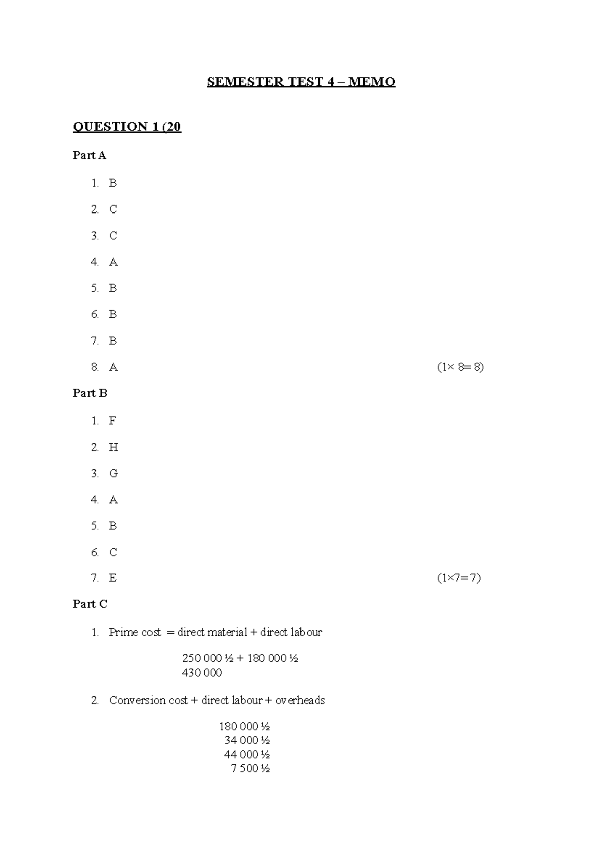 TEST 4 MEMO 2015 - SEMESTER TEST 4 – MEMO - SEMESTER TEST 4 – MEMO ...