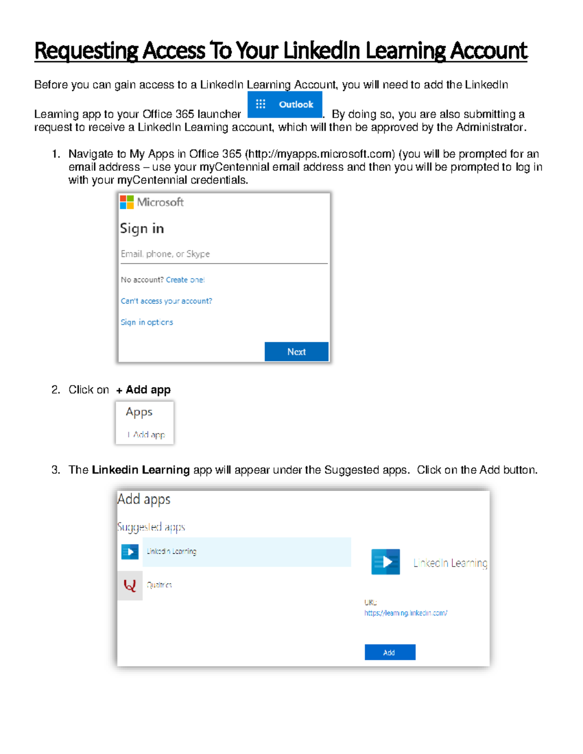 Accessing Your Linked In Learning Account - Requesting Access To Your ...