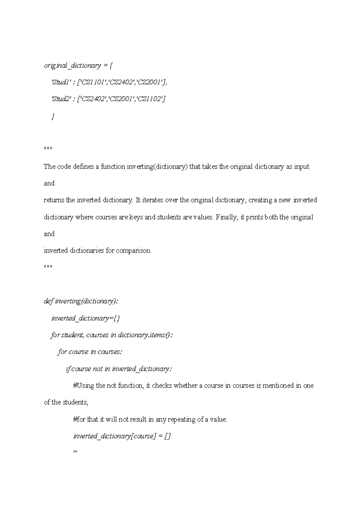 programming assignment unit 7 cs1101