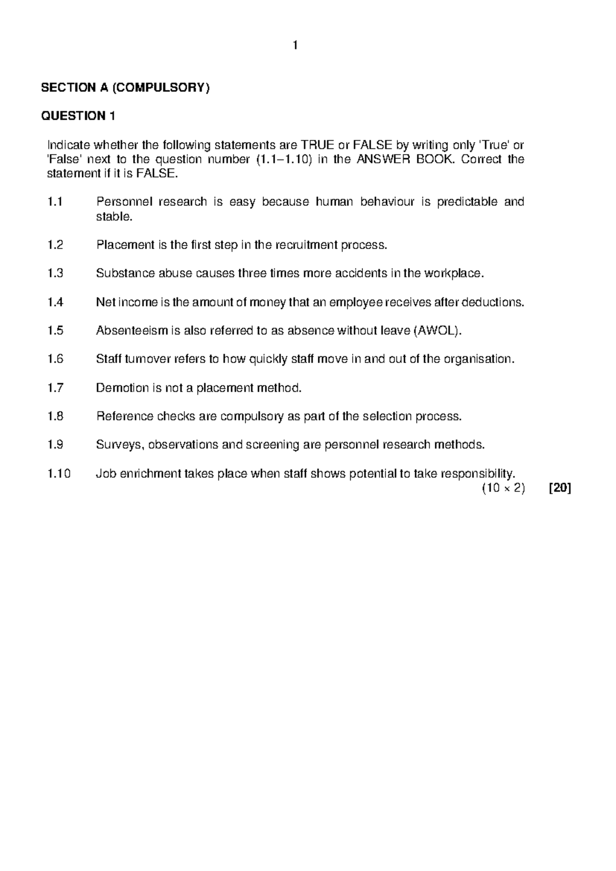 P M N5 Assignment 3-1 - Questions - 1 SECTION A (COMPULSORY) QUESTION 1 ...