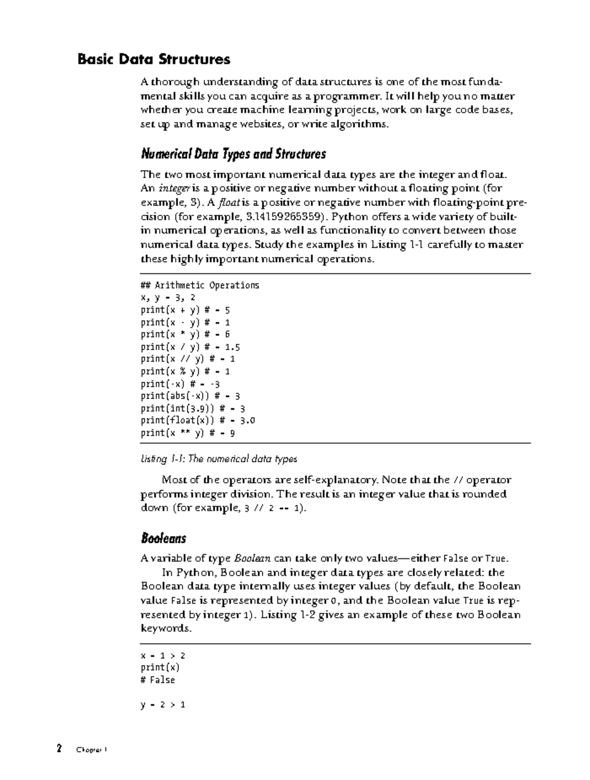 028 - Important notes - 2 Chapter 1 Basic Data Structures A thorough ...