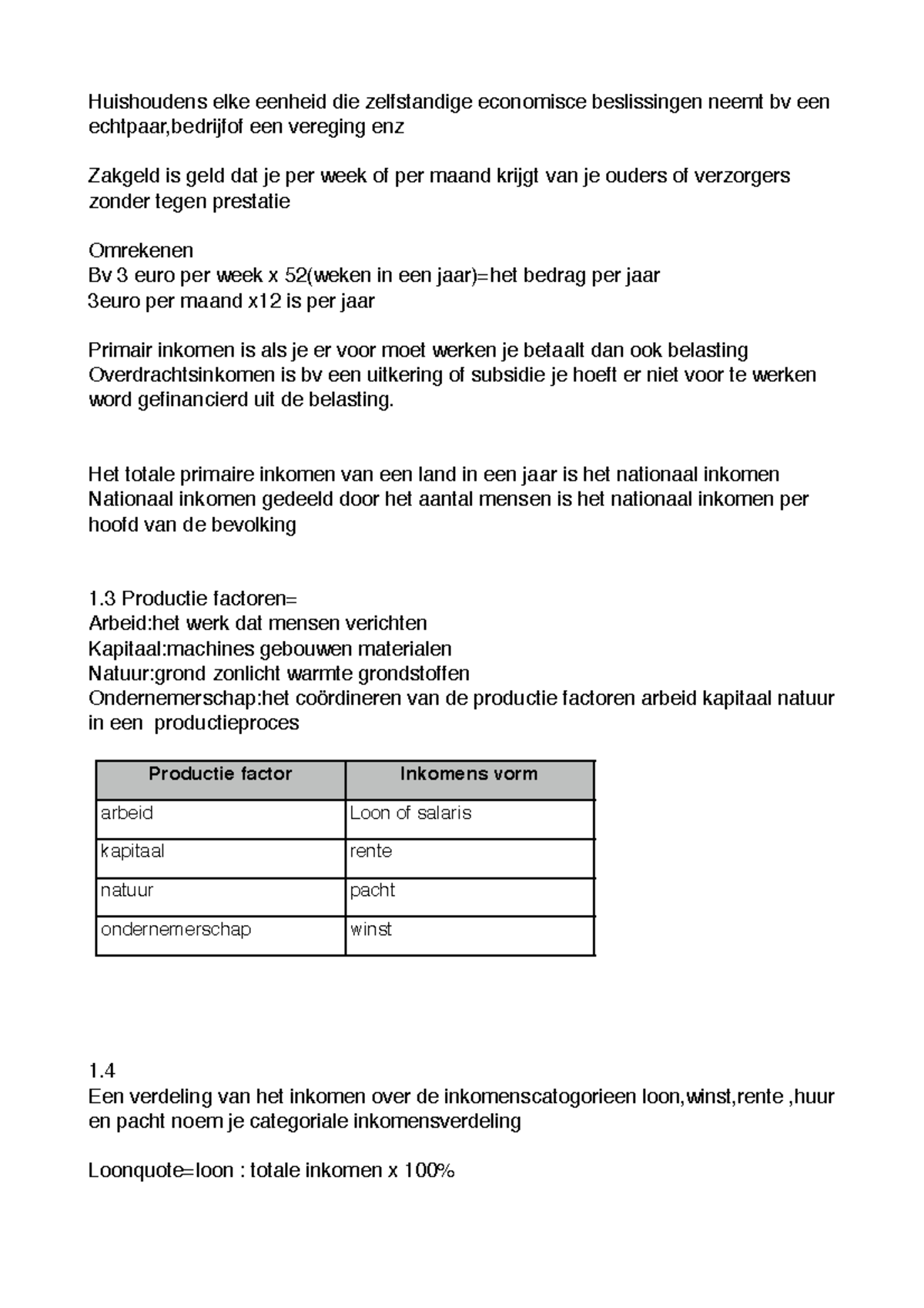 EC 4e Jaar VWO - Beknopte Samenvatting Van Het Hele 4e Jaar ...