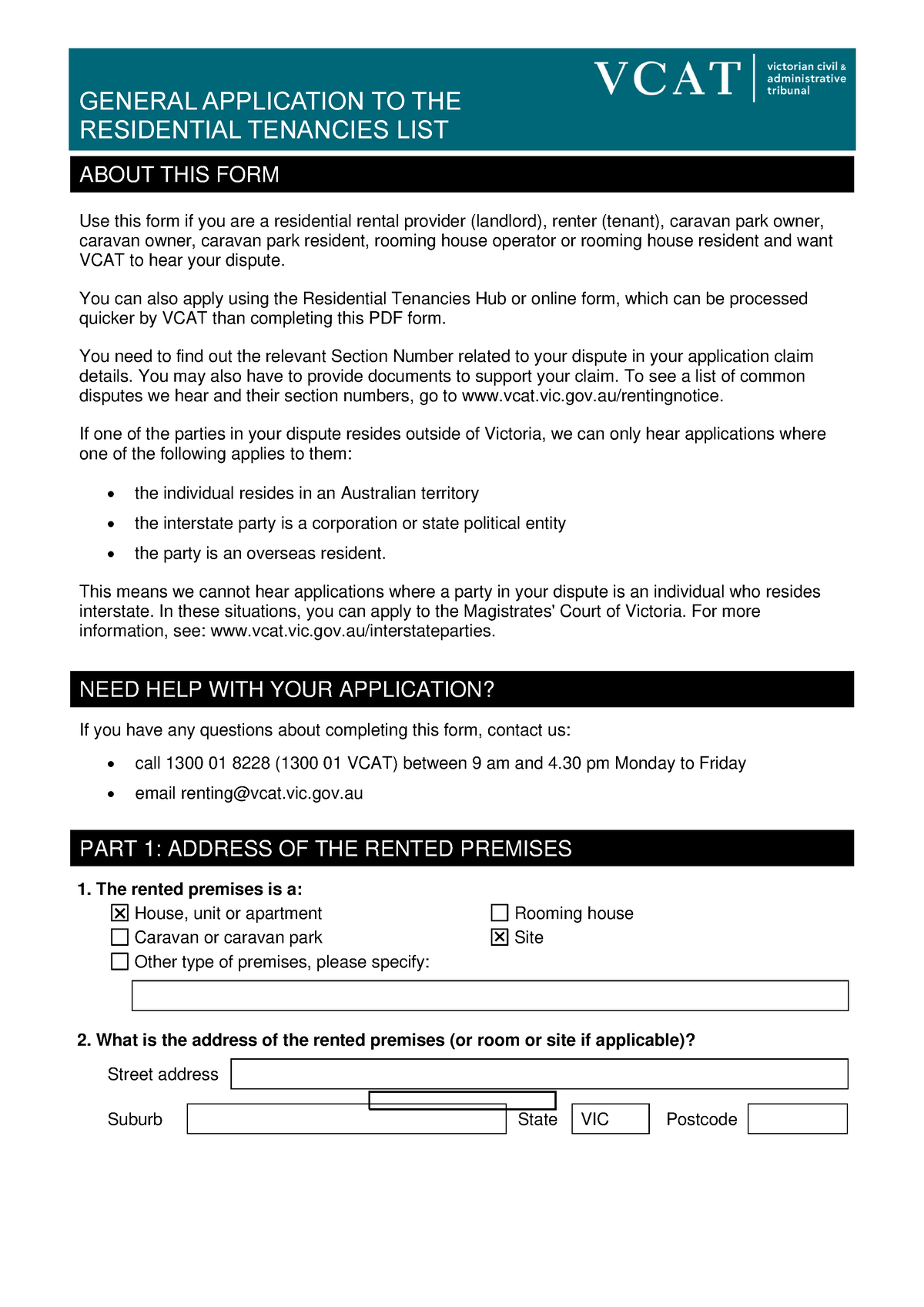 general-application-form-residential-tenancies-list-general