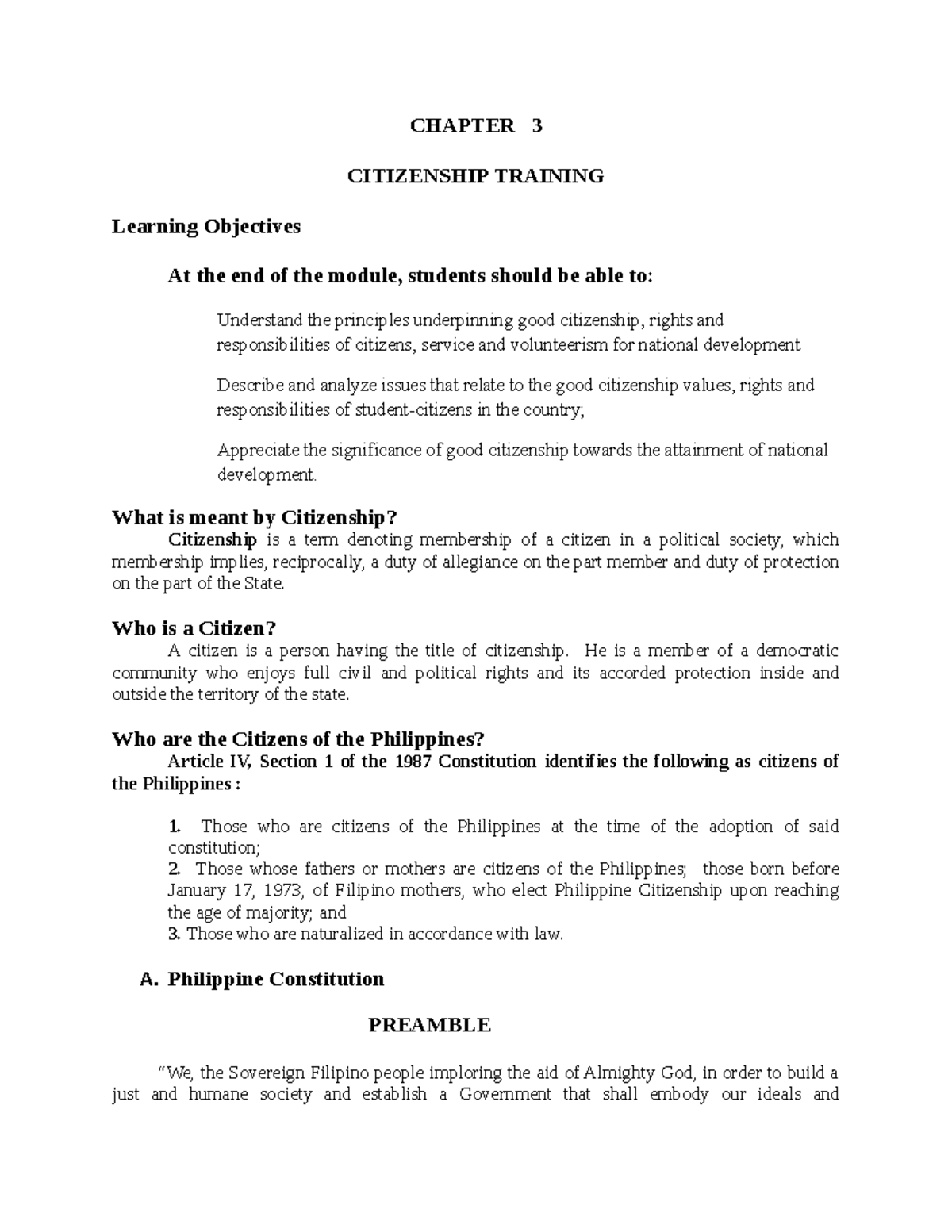 Chapter 3 - CITIZENSHIP TRAINING - Agricultural and Biosystem ...