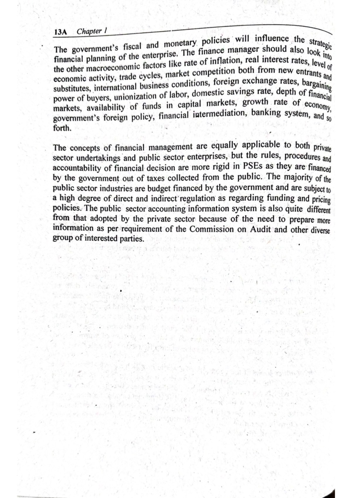 Nature Purpose and Scope of Financial Management - 13A Chapter 1 fiscal ...