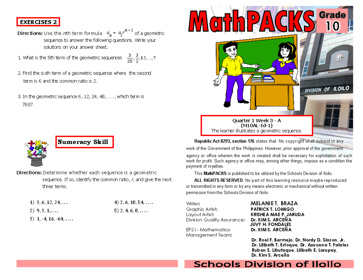 Math10 Q1Wk3-ABC-final for LR - Directions: Use the nth term form ula ...
