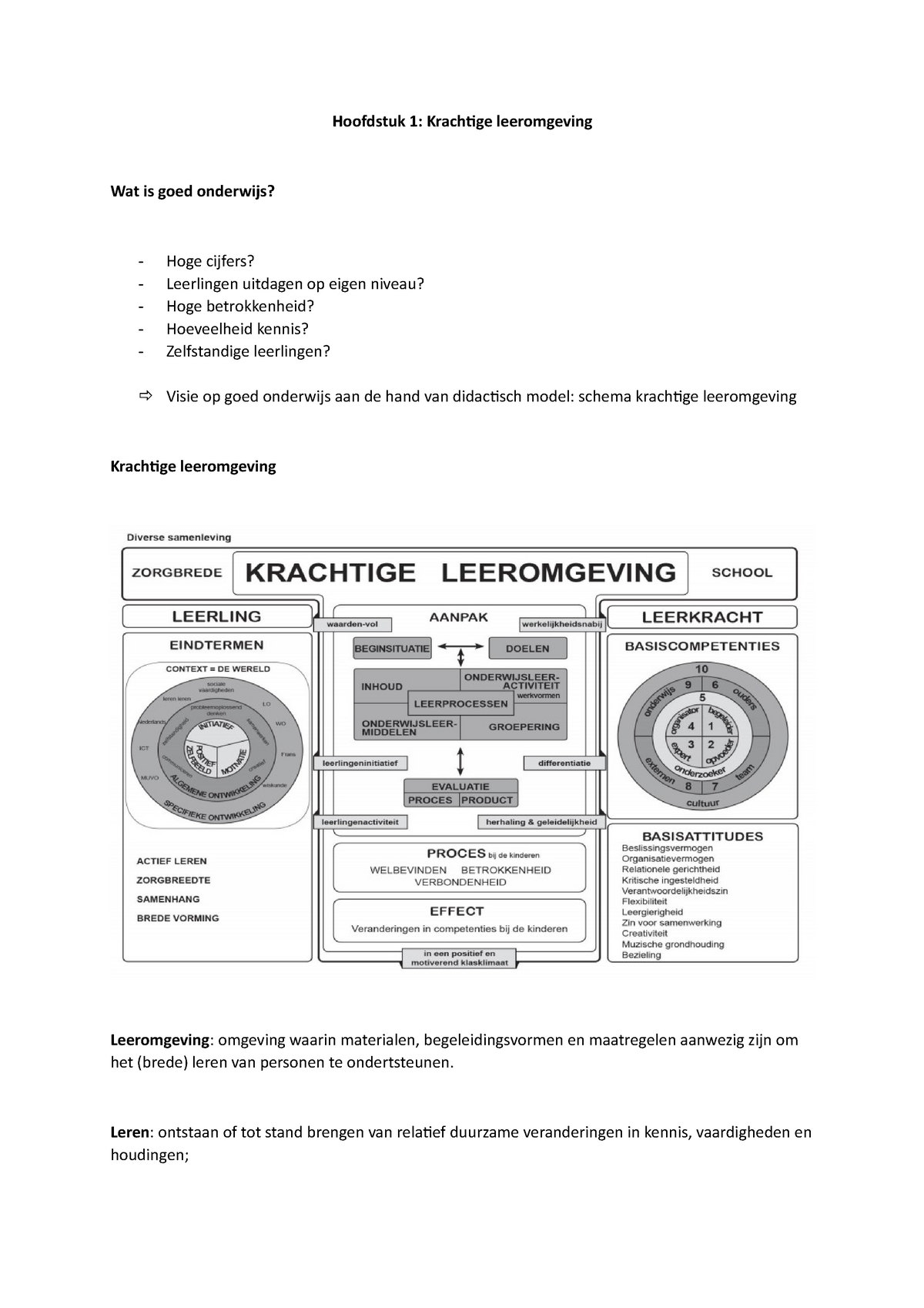 Hoofdstuk 1: Krachtige Leeromgeving - Hoofdstuk 1: Krachtige ...