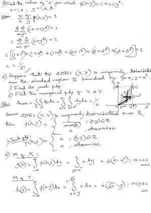 Multiple integrals - 1. Evaluate R xydxdy, where R is the domain ...