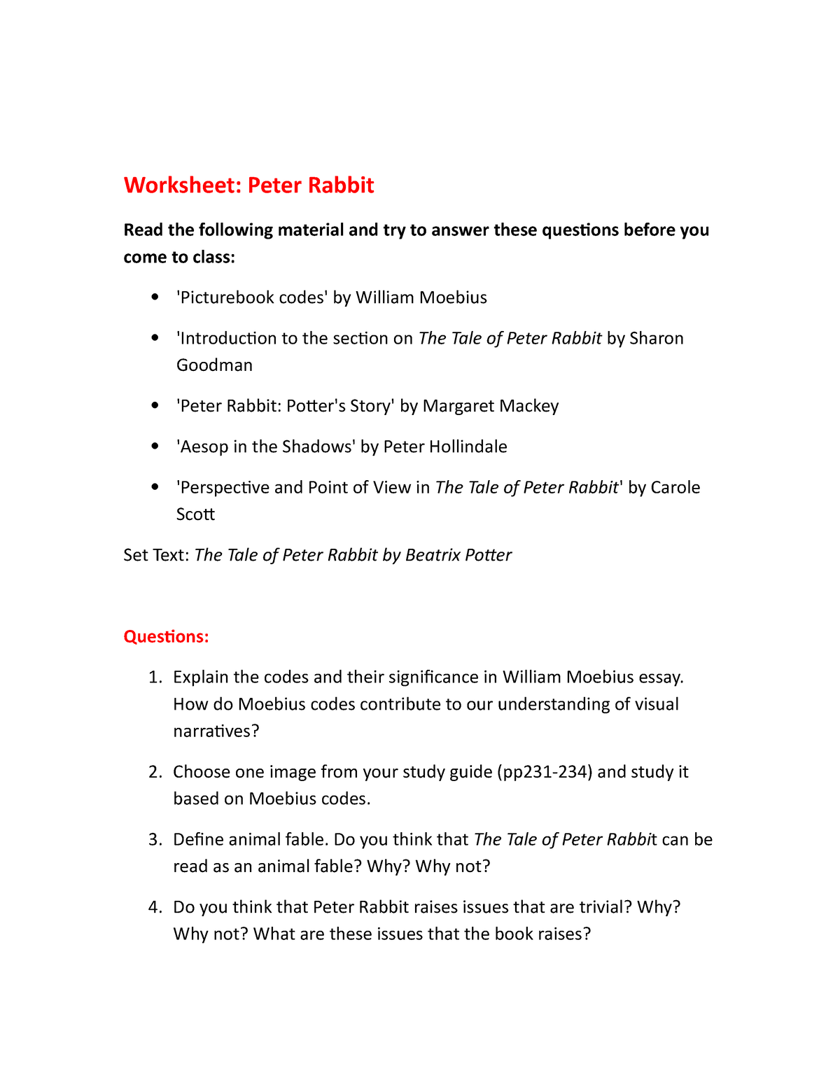 worksheet-peter-rabbit-worksheet-peter-rabbit-read-the-following