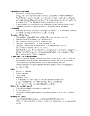 Cell function test one cheat sheet-2 - Core traits of scientific ...