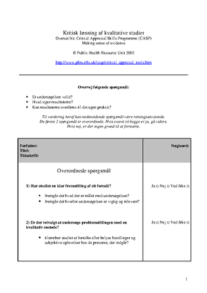 Manual til copm interview - Ane Mathilde Bye Møller, Malene Apitz ...