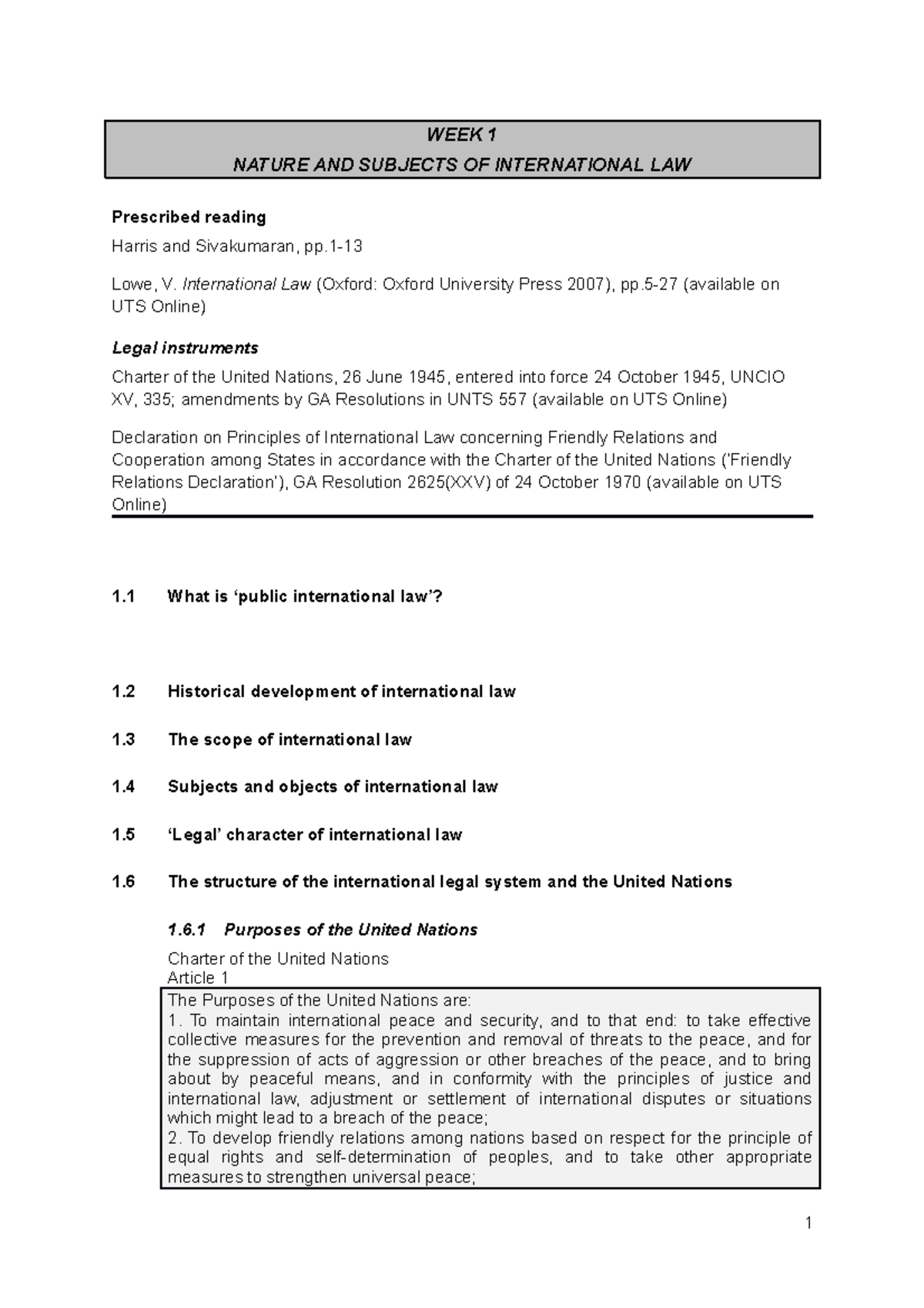 PIL - Detailed Seminar Guide 1 - WEEK 1 NATURE AND SUBJECTS OF ...