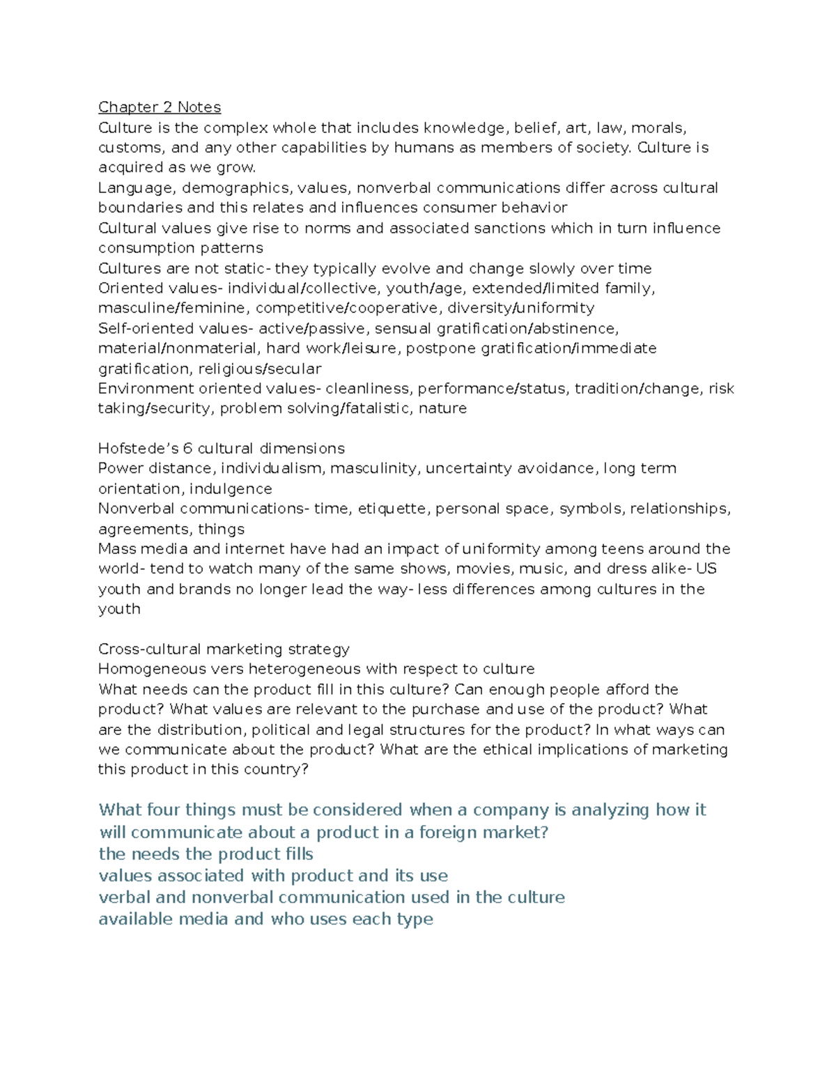 Chapter 2 Notes - ECO 330 - GVSU - Studocu