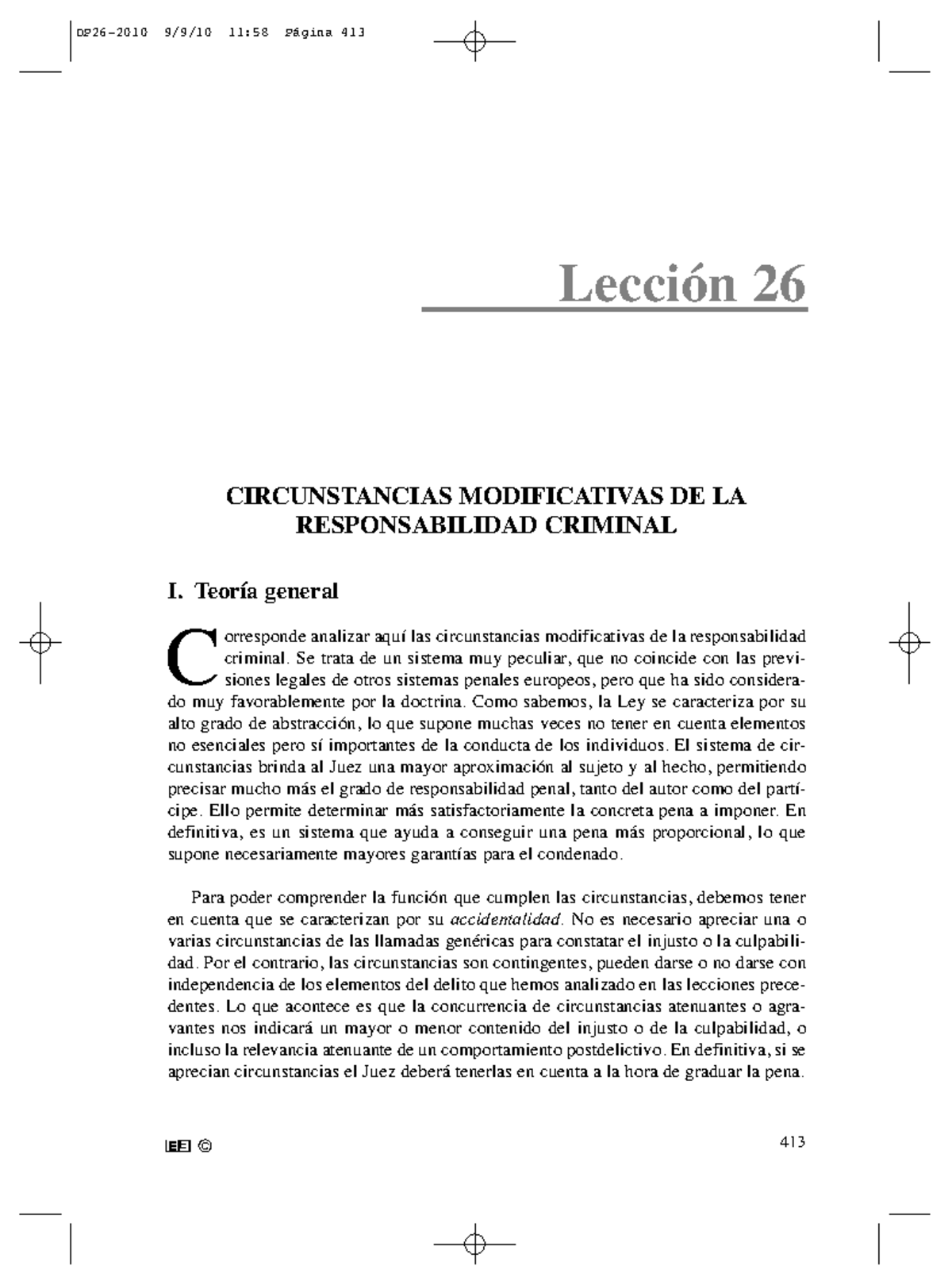 Circunstancias Modificativas - Derecho Penal I - UCLM - Studocu