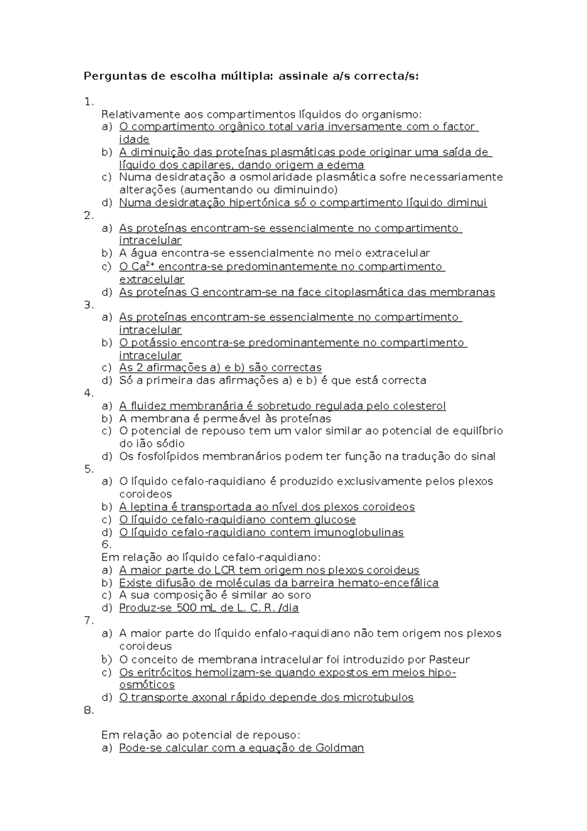 11401804-Perguntas-FI21 - Perguntas de escolha múltipla: assinale a/s ...
