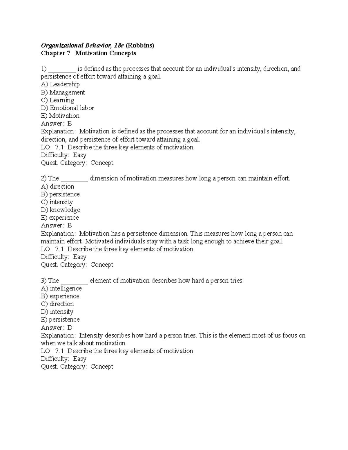 Sample/practice exam chapter 7 16 December 2012, questions and answers ...