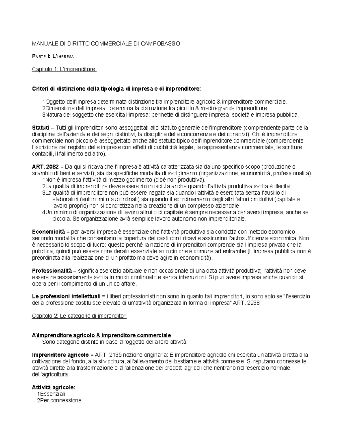 Schemi Impresa -Diritto-Commerciale-Campobasso - MANUALE DI DIRITTO ...