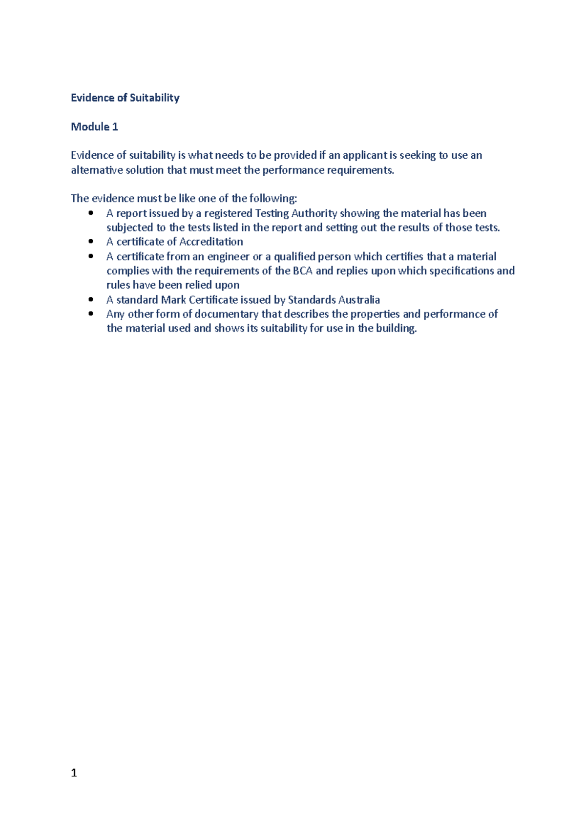 building-regulations-notes-evidence-of-suitability-module-1-evidence