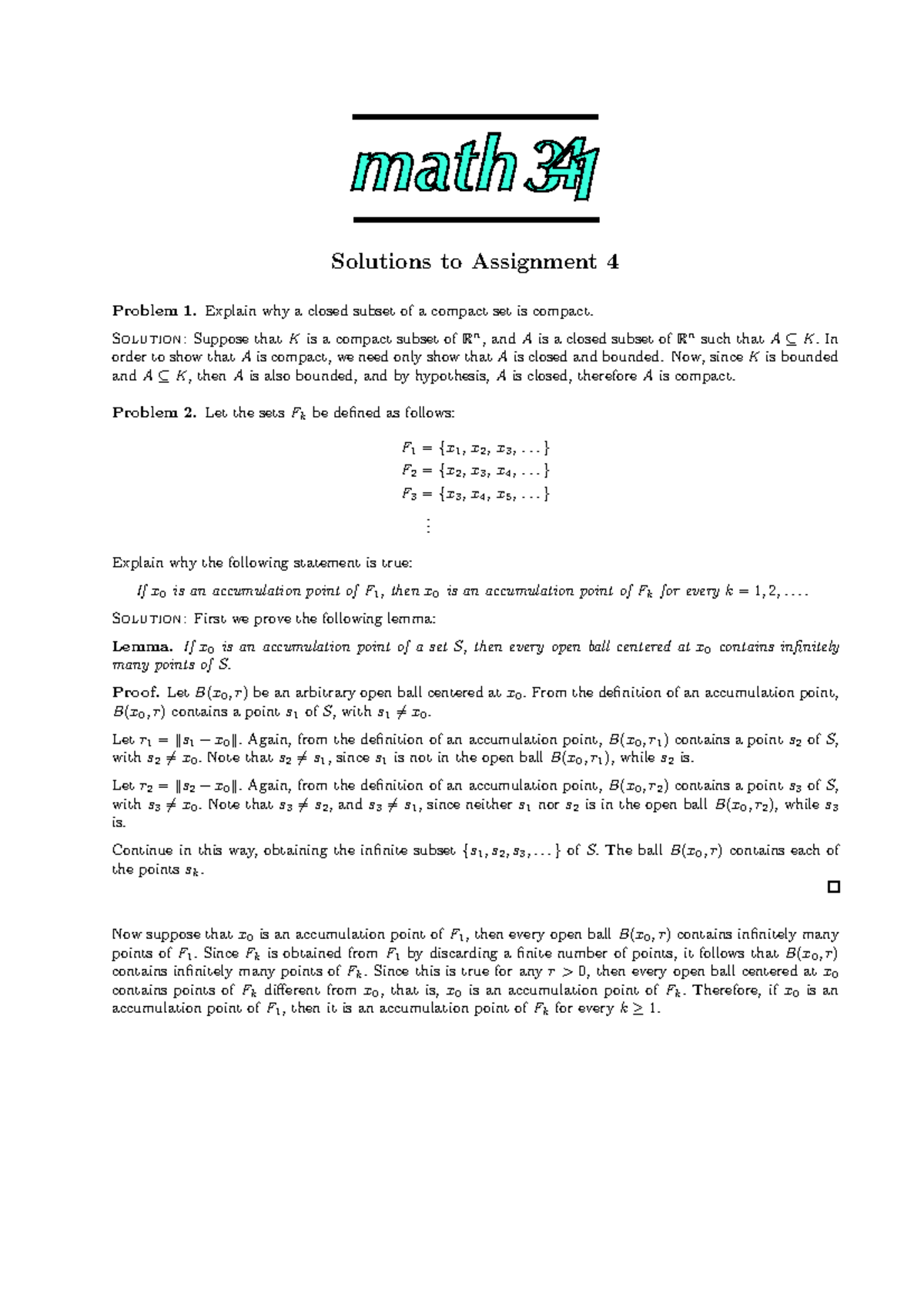 soln4-solutions-to-assignment-4-problem-1-why-a-closed-subset-of-a