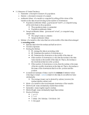 MAT 120 Section 2.2 - 2 Organizing Quantitative Data o Discrete vs ...