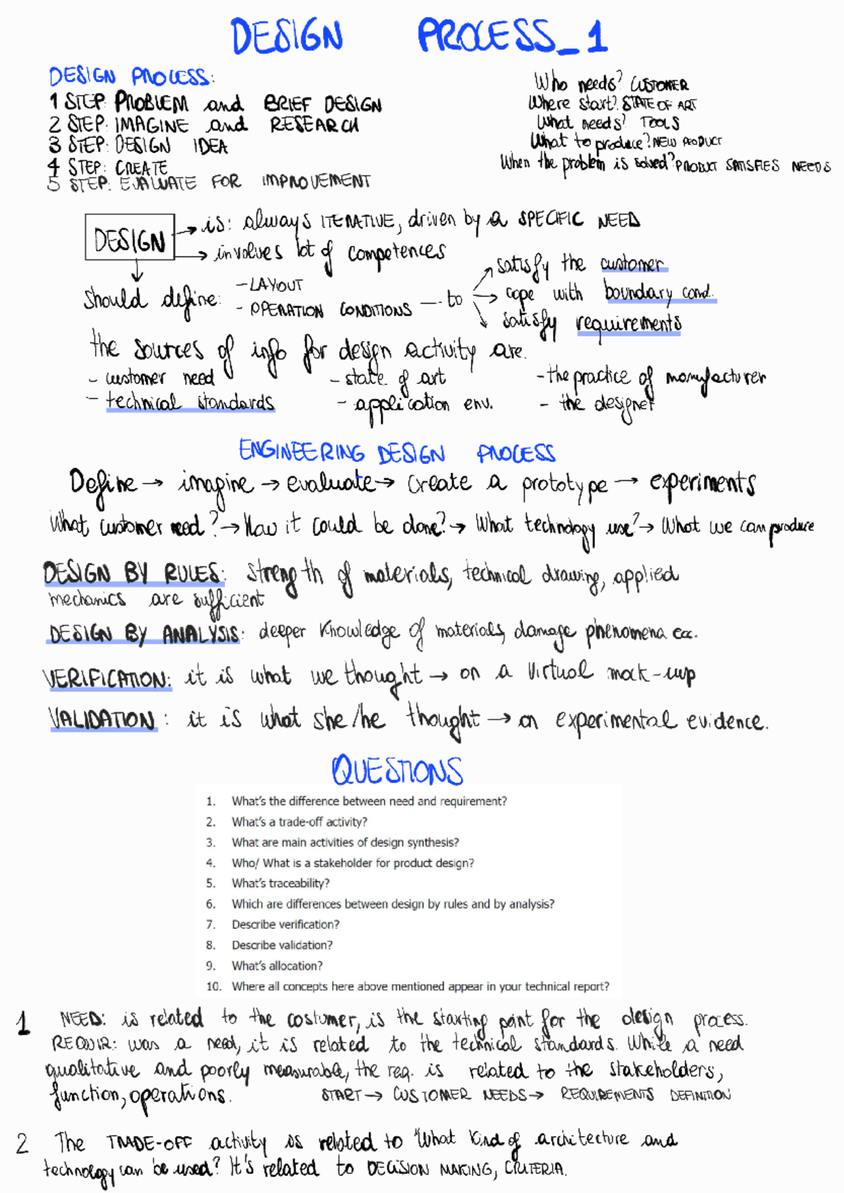 Machine Design formulario - DESIGN PROCESS_1 DESIGN PROCESS: Who needs ...