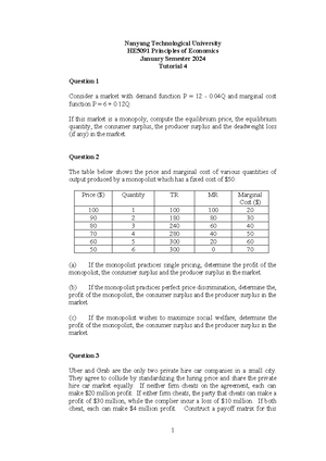 Lecture 12 HE5091 - Summary Principles Of Economics - Exchange Rate ...